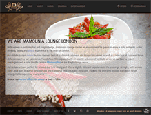 Tablet Screenshot of mamounialounge.com